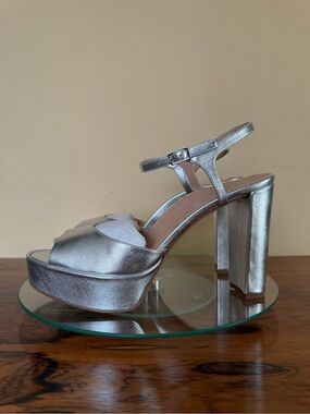 Inez Camilla heels in silver size 10.5 M